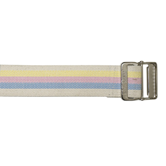 Gait Belt SkiL-Care 72 Inch Length Pastel Stripe Cotton
