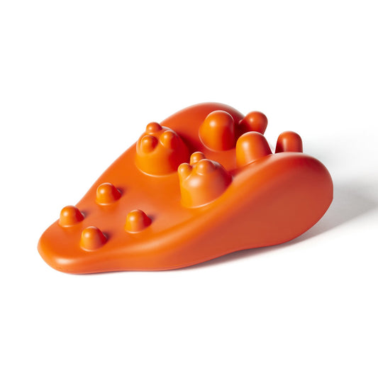 Acupressure Neck Cushion Kanjo 4 X 7 X 11 Inch Orange