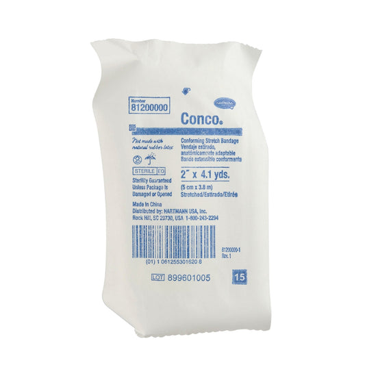 Conforming Bandage Conco 2 Inch X 4.1 Yard 1-Ply Sterile 12 per Bag,  Packaging Type- Case