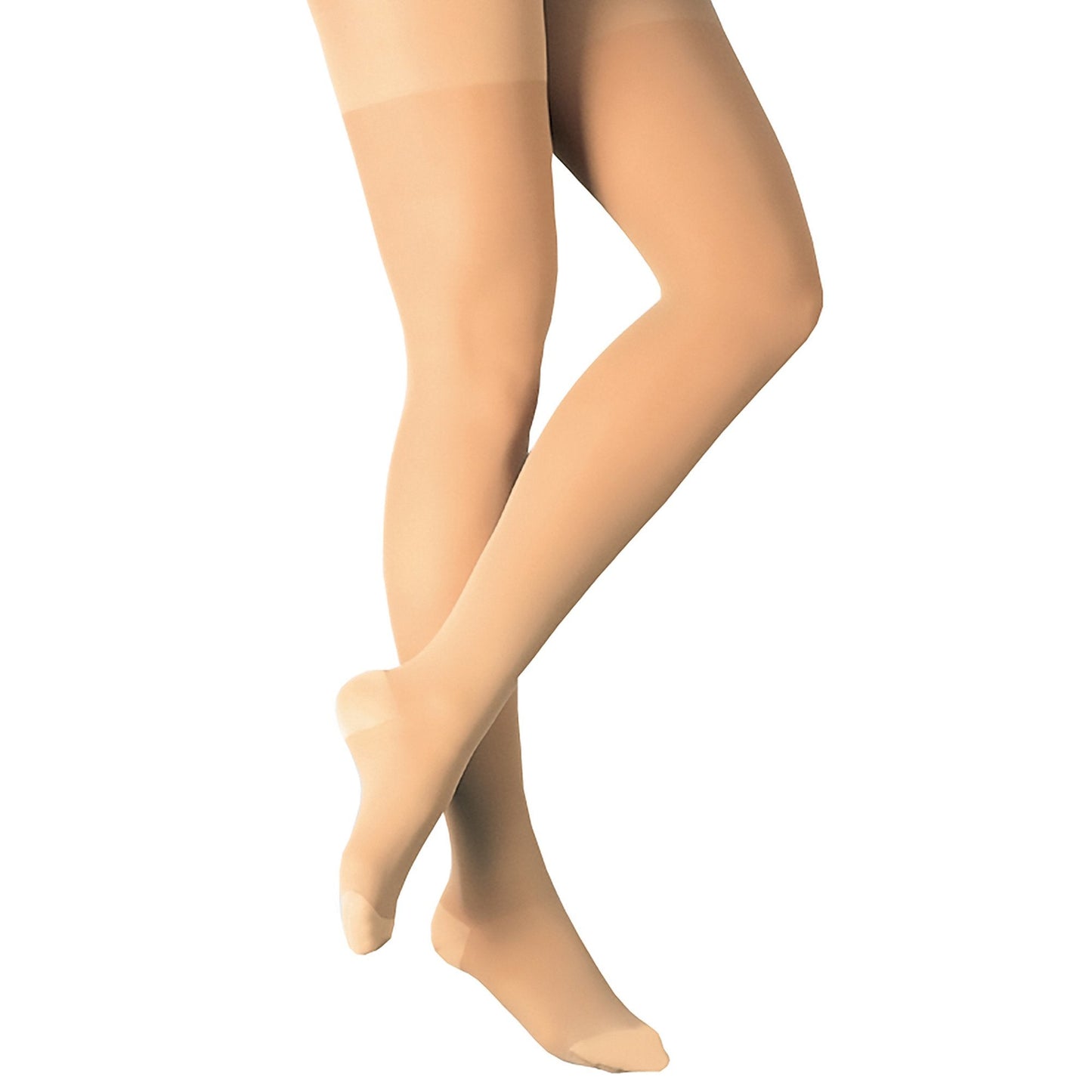 Compression Stocking Loving Comfort Thigh High Large Beige Closed Toe, Packaging Type- Each