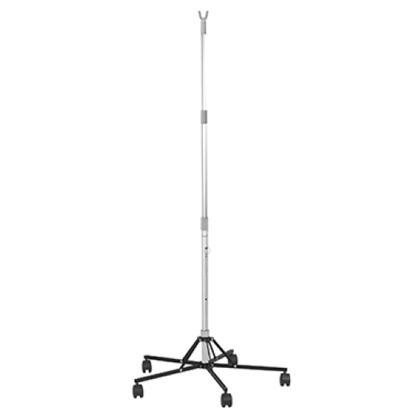 Disposable IV Stand Floor Stand McKesson 2-Hook 5 Caster Plastic Base, Packaging Type- Each