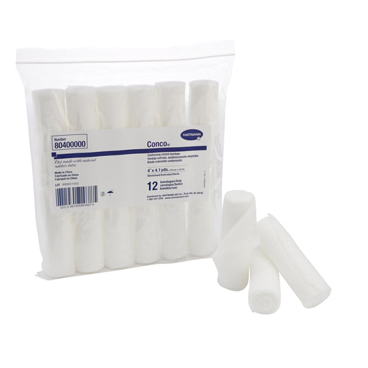 Conforming Bandage Conco 4 Inch X 4-1/10 Yard 1-Ply NonSterile 12 per Pack,  Packaging Type- Case