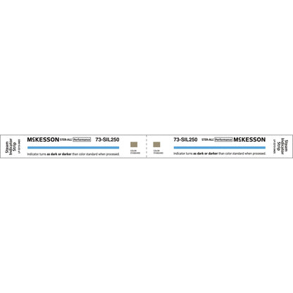 McKesson Sterilization Chemical Indicator Strip Steam 8 Inch, Packaging Type- Box