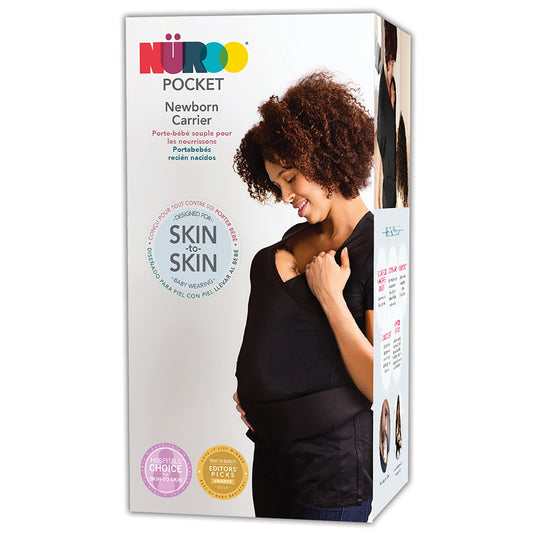 Baby Carrier Shirt NuRoo Pocket 2X-Large Black Short Sleeve Female,  Packaging Type- Each