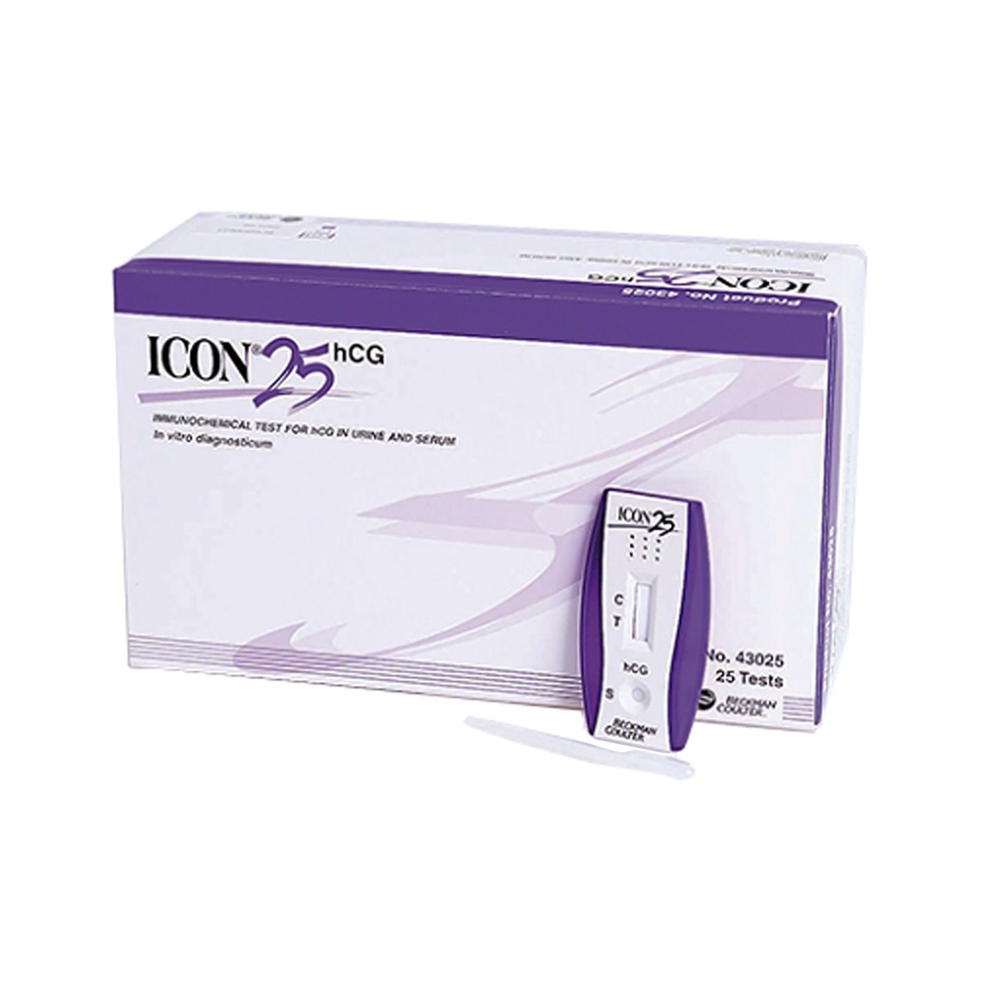 Reproductive Health Test Kit Icon 25 hCG hCG Pregnancy Test 25 Tests CLIA Waived Sample Dependent