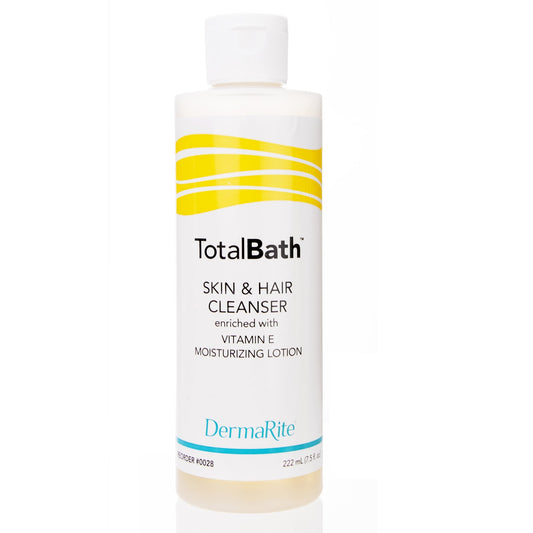 Body Wash DermaRite TotalBath Lotion 7.5 oz. Bottle Mild Scent, Packaging Type- Case