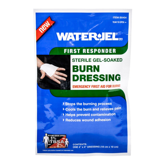 Hydrogel Burn Dressing Burn Stop Sheet 4 X 4 Inch Sheet Sterile,  Packaging Type- Each
