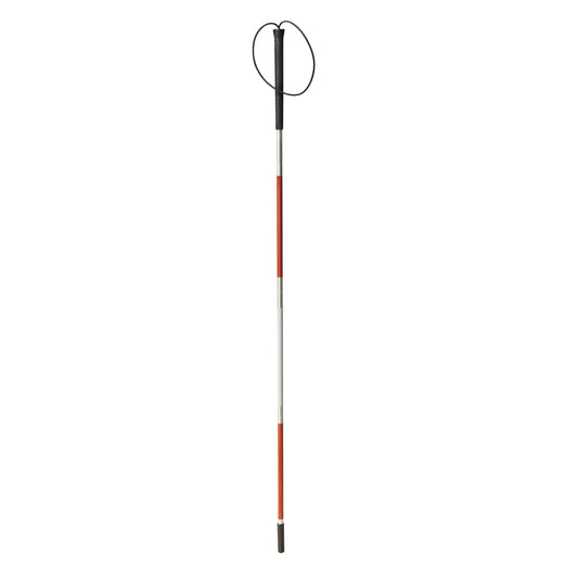 Folding Cane For The Blind drive™ Aluminum 45-3/4 Inch Height White / Red, Packaging Type- Each