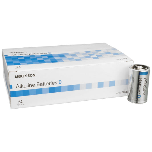 Alkaline Battery McKesson D Cell 1.5V Disposable 24 Pack, Packaging Type- Each