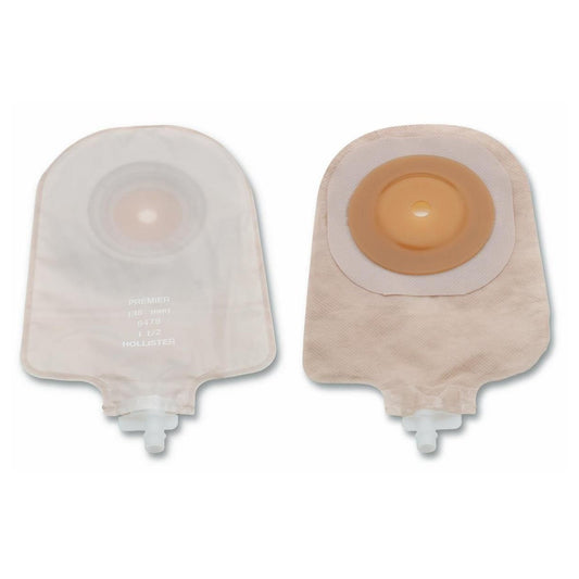 Urostomy Pouch Premier One-Piece System 9 Inch Length Trim To Fit Up to 1 Inch Stoma Drainable