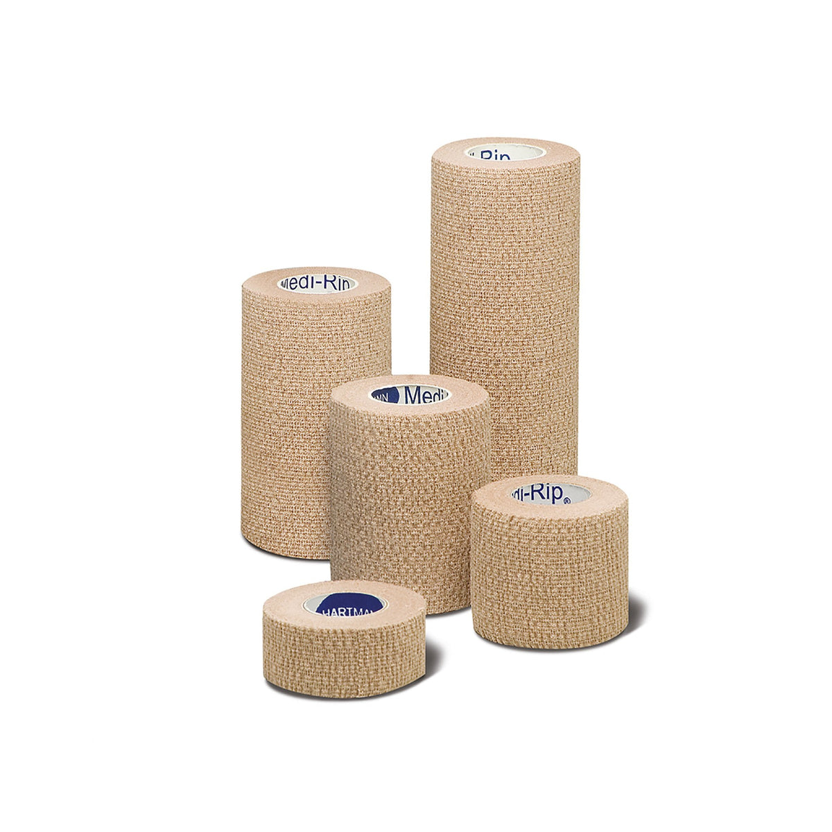 Bandage Ripping Cohesive Bandage Medi-Rip 4 Inch X 5 Yard Self-Adherent Closure Tan ...