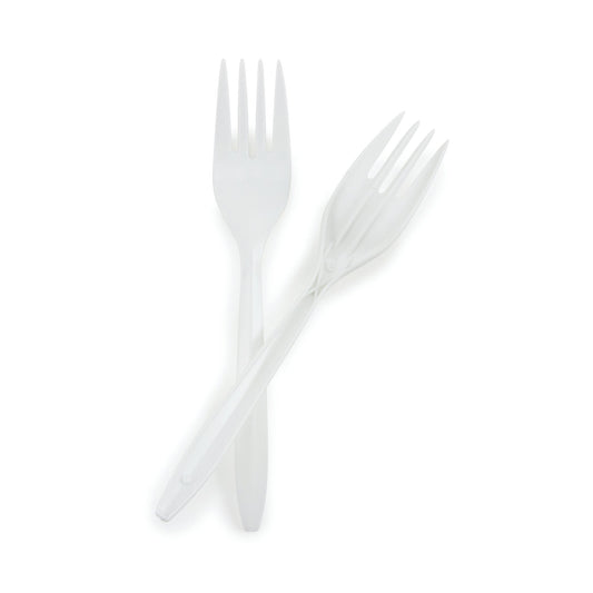 Fork McKesson Medium Weight White Polypropylene, Packaging Type- Case