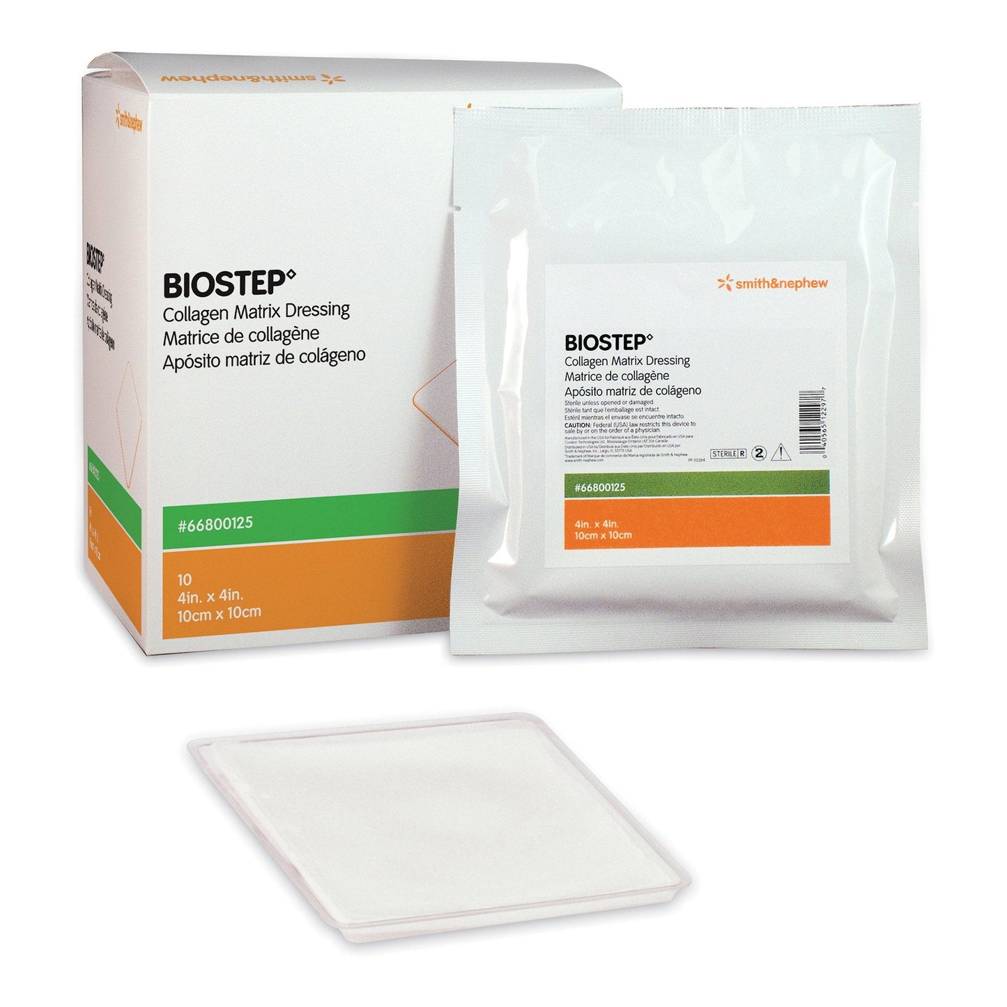 Collagen Dressing Biostep™ 4 X 4 Inch Square Sterile, Packaging Type- Each