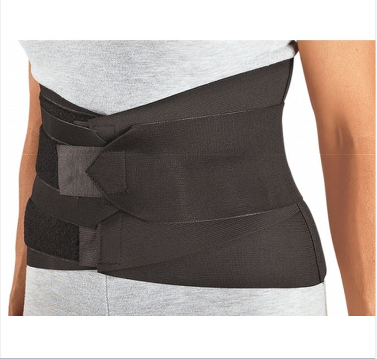 Back Support ProCare Large Hook and Loop Closure 39 to 45 Inch Waist or Hip Circumference 9 Inch Height Adult, Packaging Type- Each