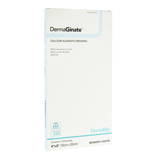 Alginate Dressing DermaGinate 4 X 8 Inch Rectangle, Packaging Type- Box