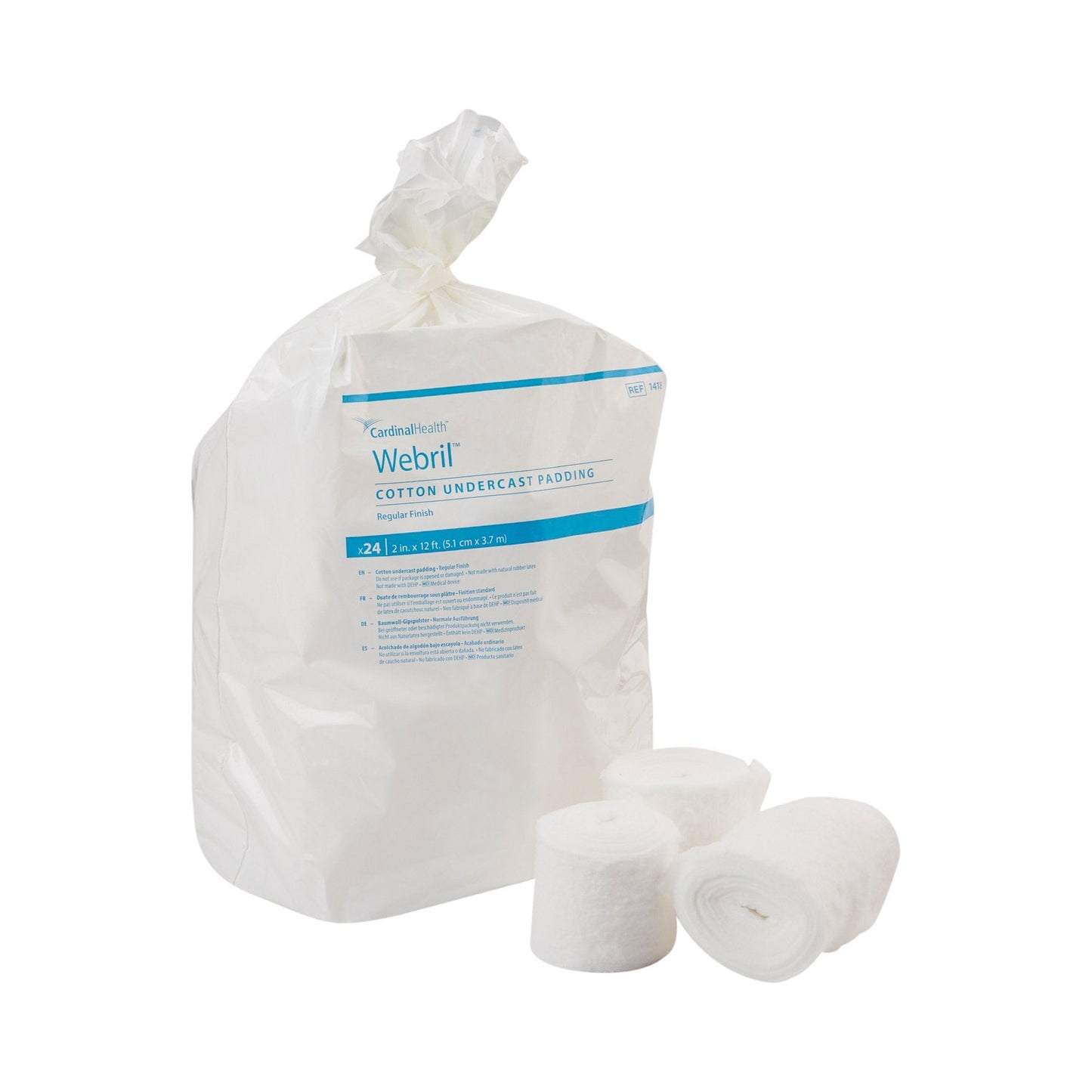 Cast Padding Undercast Webril™ 2 Inch X 4 Yard Cotton NonSterile,  Packaging Type- Each