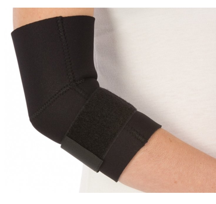 Elbow Support PROCARE X-Large Pull-On with Strap Tennis Elbow Left or Right Elbow Black, Packaging Type- Each