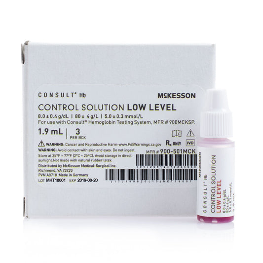Control Consult Hb Hemoglobin Low Level 3 X 1.9 mL, Packaging Type- Box