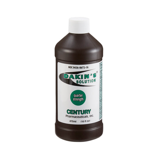 Wound Cleanser Dakin's Solution Quarter Strength 16 oz. Twist Cap Bottle NonSterile Antimicrobial, Packaging Type- Each