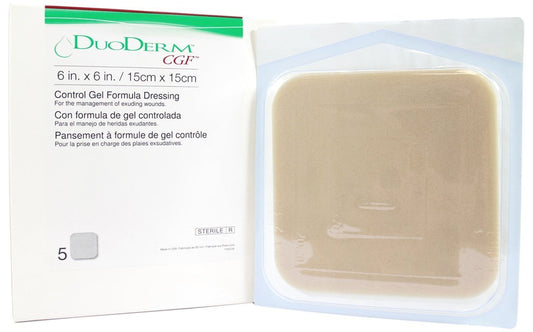 Hydrocolloid Dressing DuoDERM CGF Border 4 X 5 Inch Triangle, Packaging Type- Each