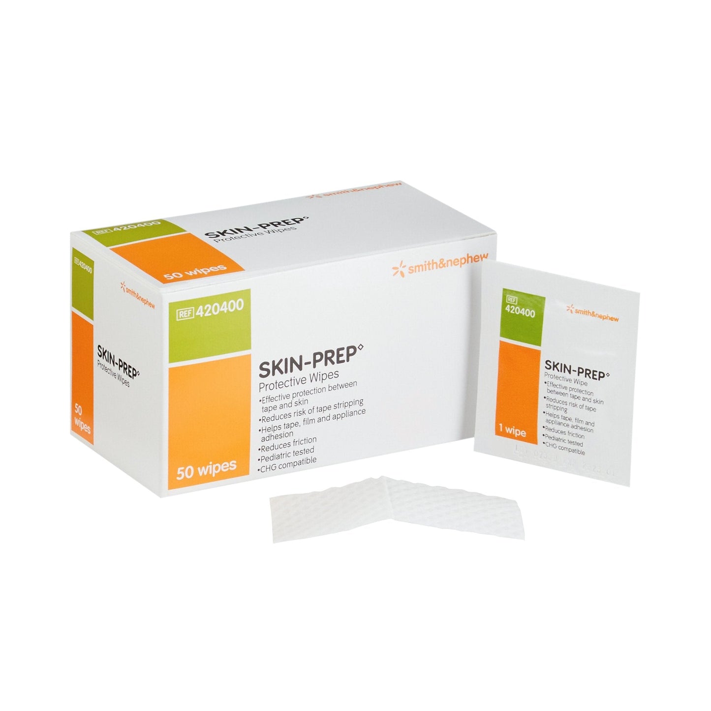 Skin Barrier Wipe Skin-Prep 75 to 100% Strength Isopropyl Alcohol Individual Packet Sterile,  Packaging Type- Each