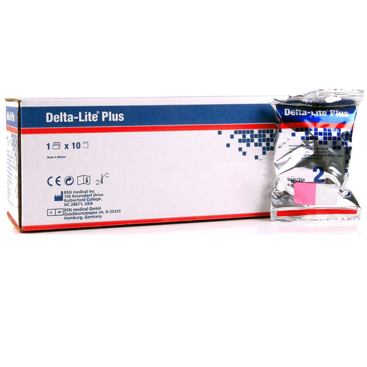 Cast Tape Delta-Lite Plus 2 Inch X 12 Foot Fiberglass / Resin Pink, Packaging Type- Box