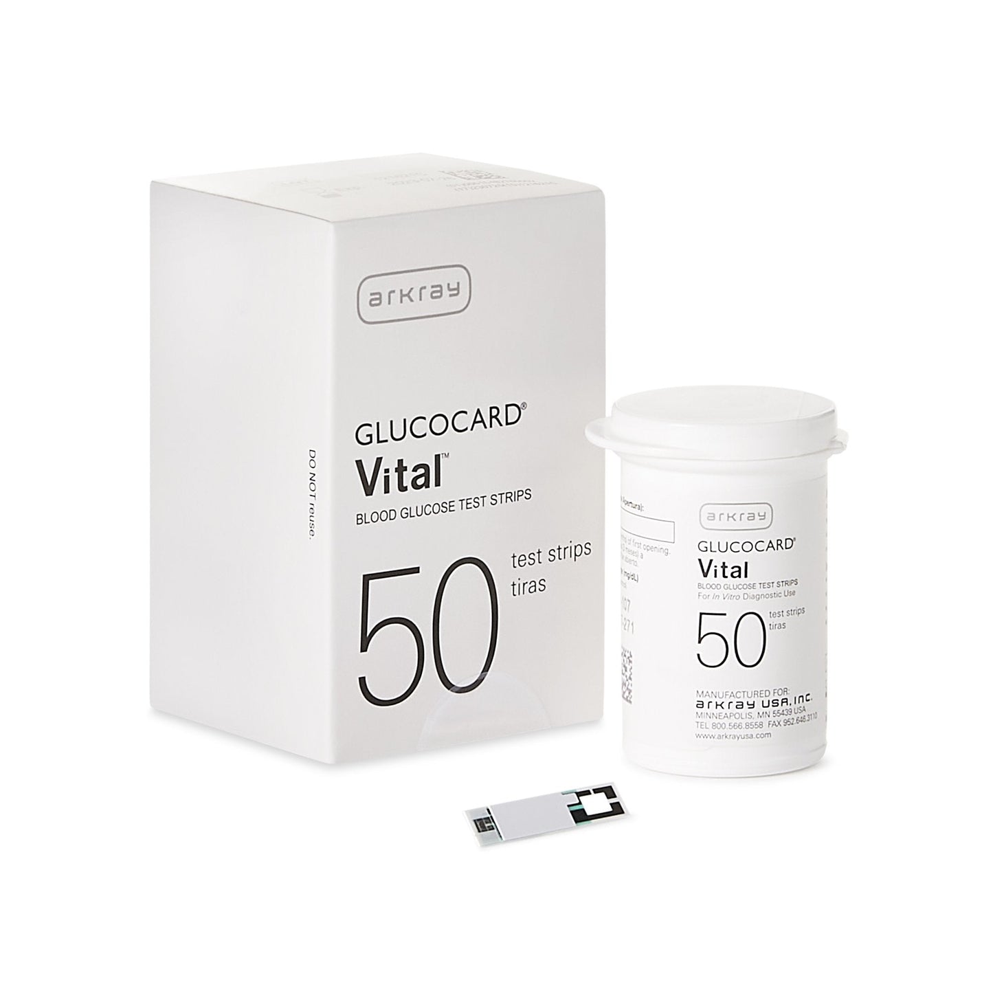 Blood Glucose Test Strips Glucocard Vital 50 Strips per Pack, Packaging Type- Box