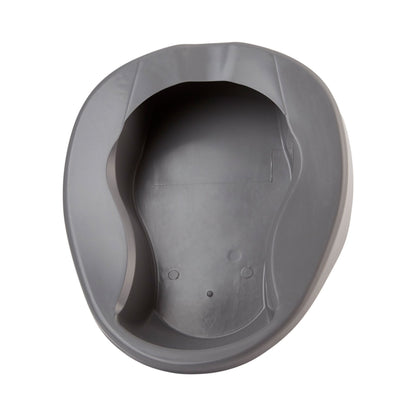 Pontoon Bedpan McKesson Graphite 2 Quart / 1893 mL, Packaging Type- Each