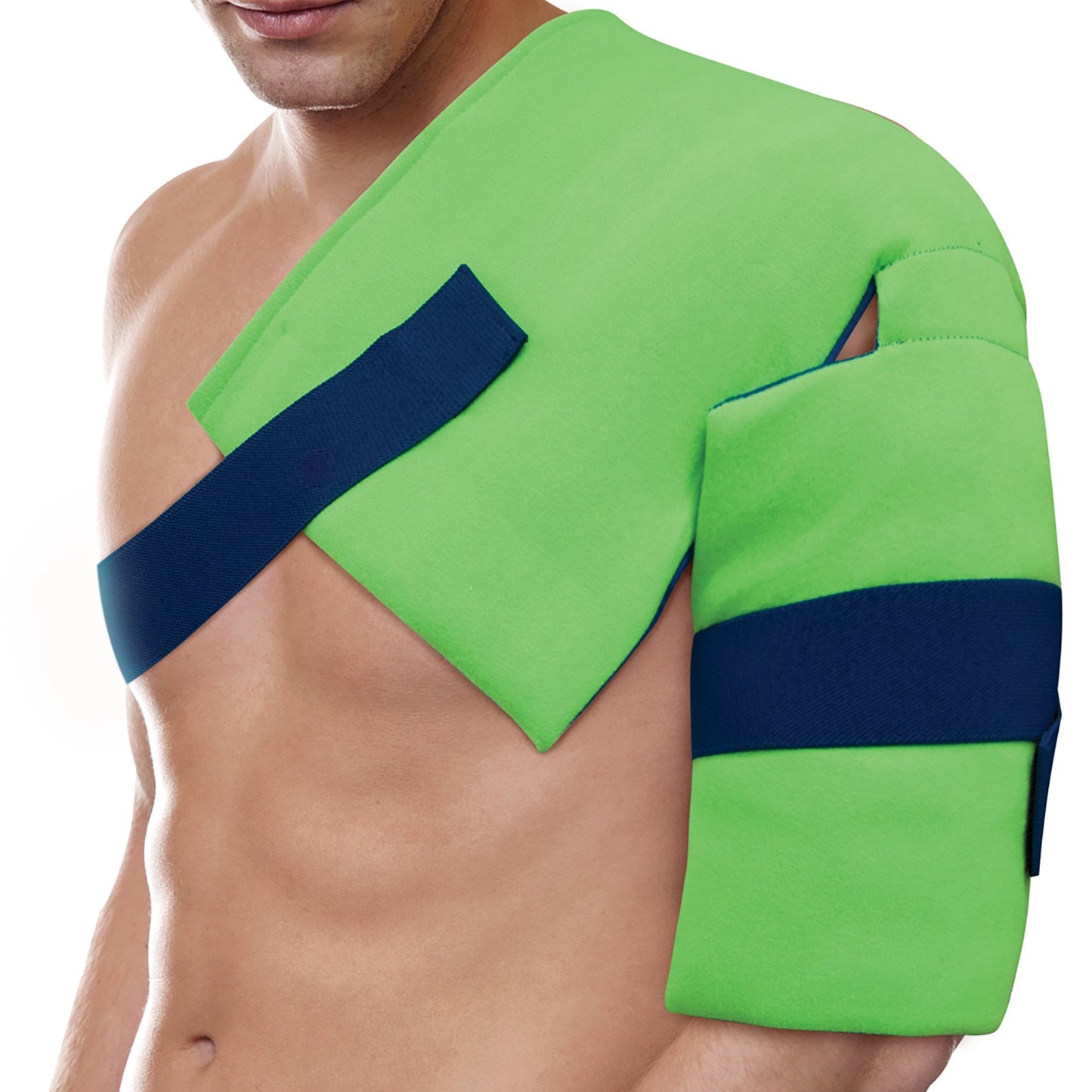 Cold Pack with Wrap Polar Ice Hip / Shoulder One Size Fits Most 2 X 10 X 10 Inch Fleece / Water Reusable