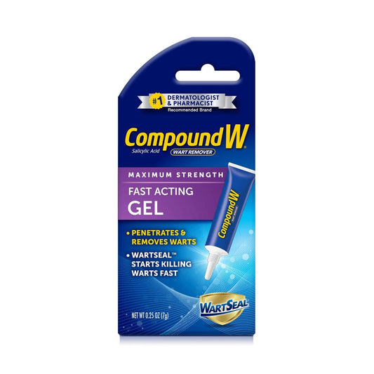 Wart Remover Compound W 17% Strength Gel 0.25 oz., Packaging Type- Each