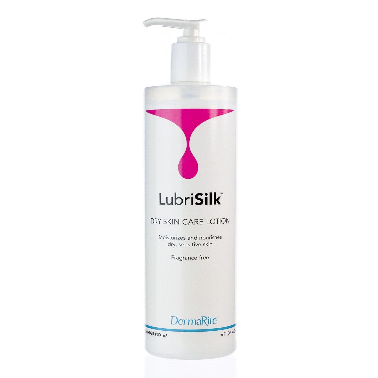 Hand and Body Moisturizer LubriSilk 16 oz. Pump Bottle Unscented Lotion,  Packaging Type- Each