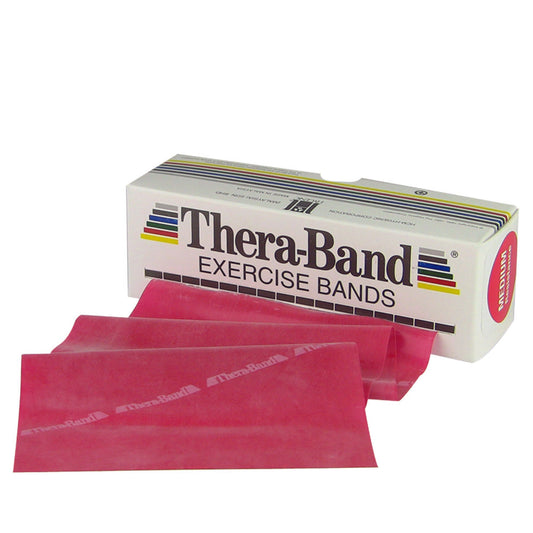 Exercise Resistance Band TheraBand Red 5 Inch X 6 Yard Medium Resistance,  Packaging Type- Each
