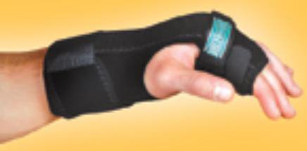 Hand / Finger Brace TKO Standard Neoprene / Nylon / UBL Left Hand Black One Size Fits Most, Packaging Type- Each