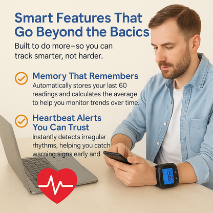 Great Health Precision Wrist Blood Pressure Monitor Model: BT-V