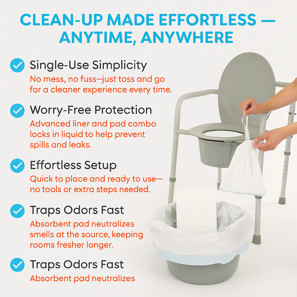 Great Health Commode Liners