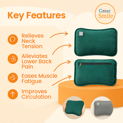 ThermaLuxe Instant Heat Therapy Pad – Portable, Adjustable, Soft Touch