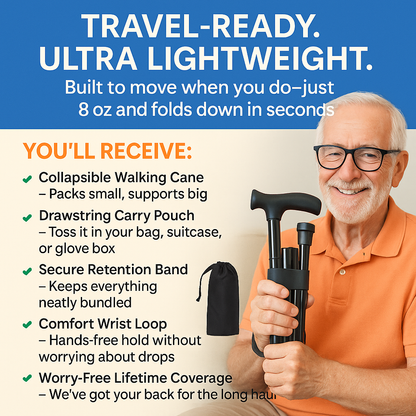 Great Health Folding Cane
