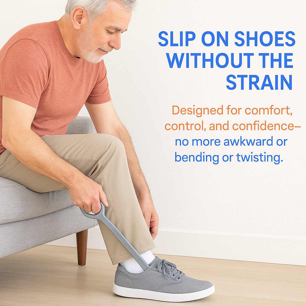 Great Health 23" Shoe Horn with Sock Remover