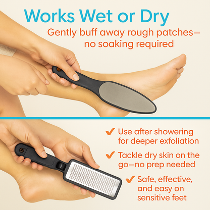 Great Health Foot Files - 3 Piece Set