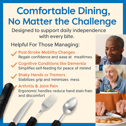 Great Health Bendable Adaptive Utensil Set