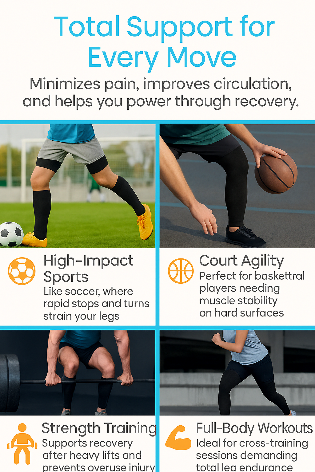 Great Health Leg Compressions Sleeve