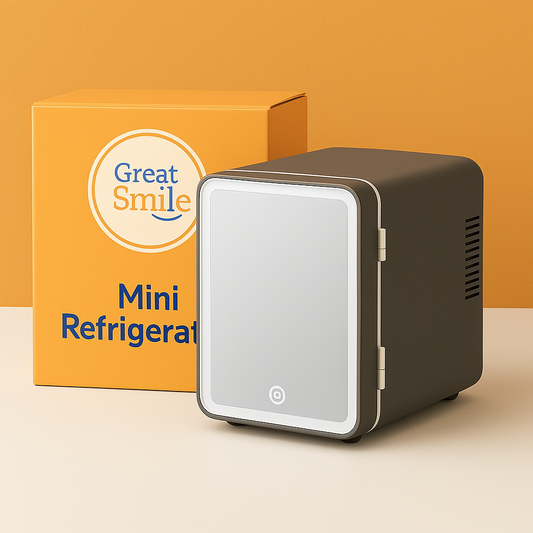 GlowNest™ Mini Beauty Fridge – Compact Skincare Cooler for Serums & Creams