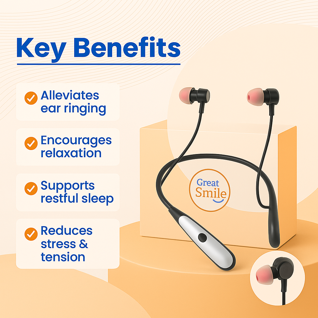 CalmTone™ Audio Therapy Device for Focus, Calm & Clarity