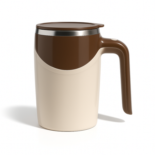 BrewEase™ Self-Stirring Mug – Rechargeable Magnetic Mixer for Coffee & Shakes