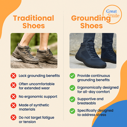EarthStride™ Grounding Shoes – Reconnect with Earth's Energy for Wellness