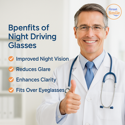 VisionGuard™ Night Driving Glasses – Anti-Glare, Clear Vision