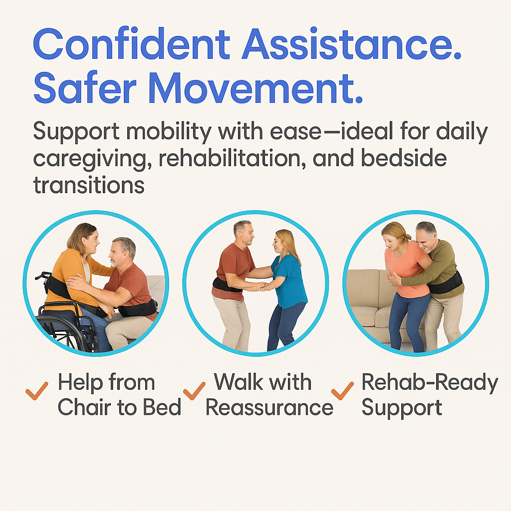 Great Health Transfer Belt with Handles