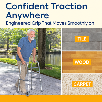 Great Health Mobility Walker Wheels with Brakes