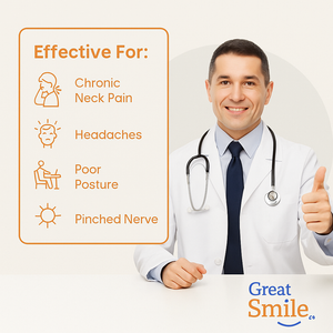 True Touch Massager – Handheld Deep Tissue Relief, Heat & Vibration Therapy, Cordless & Rechargeable, Pain Relief for Neck, Back, Shoulders