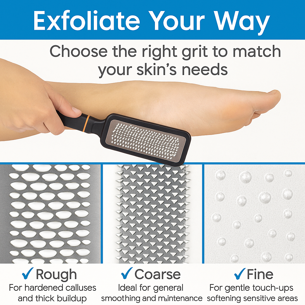 Great Health Foot Files - 3 Piece Set